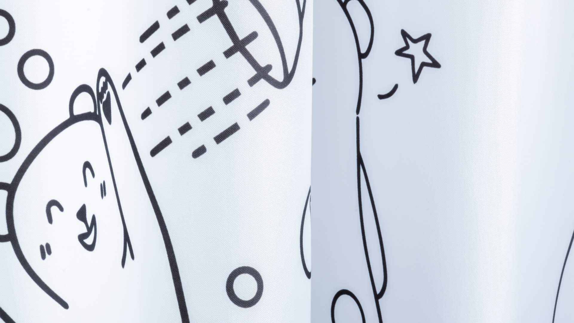 Шторка для ванной Fixsen Teddy Wash FX-1505, без колец