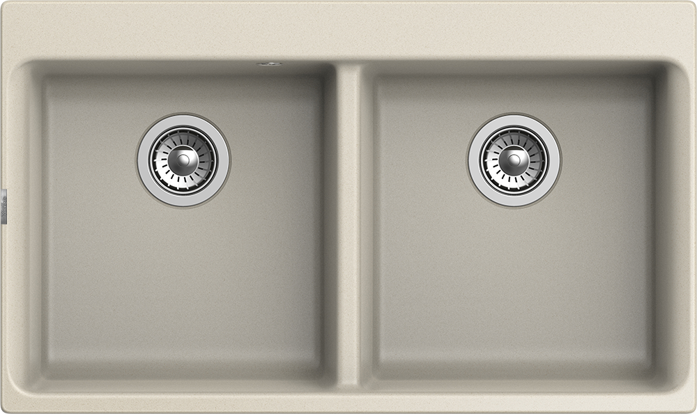 RIVELATO Мойка AXEL 90-2D  2-чаши 870*520мм beige scuro арт.