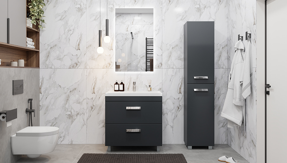 Шкаф VELVEX Orlando 400 графит