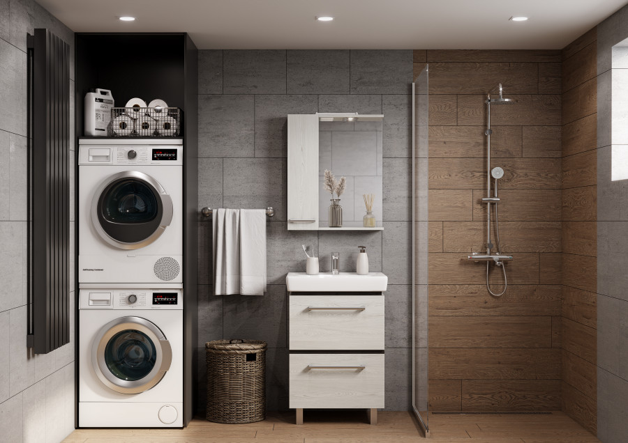 Тумба РОНДА 60, дуб сом (под раковину ТИГОДА 60)