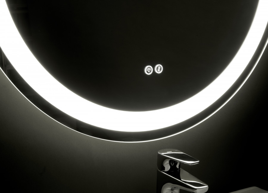 Зеркало АНЕЛЛО 75, круглое, с подсветкой