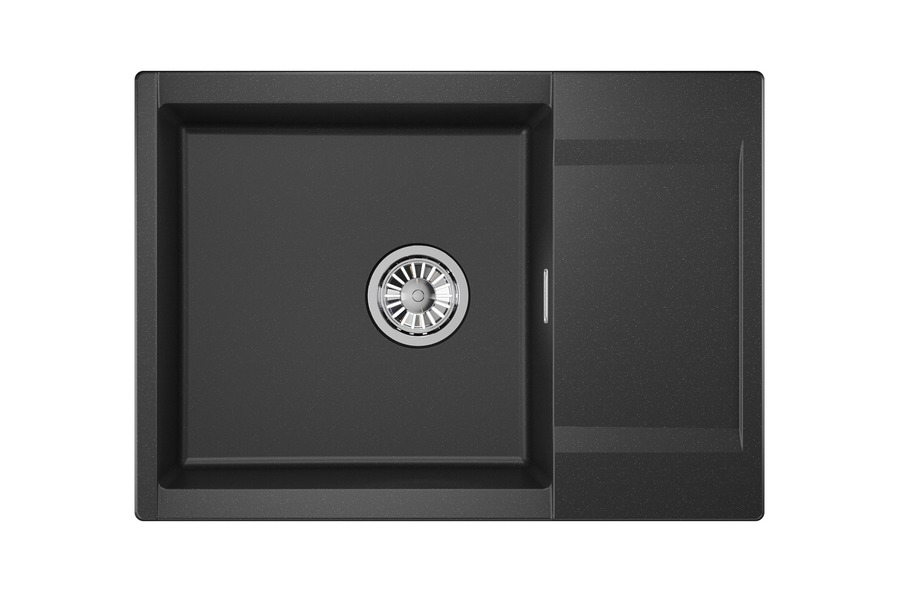 Кухонная мойка GRANULA (7003, ЧЕРНЫЙ)