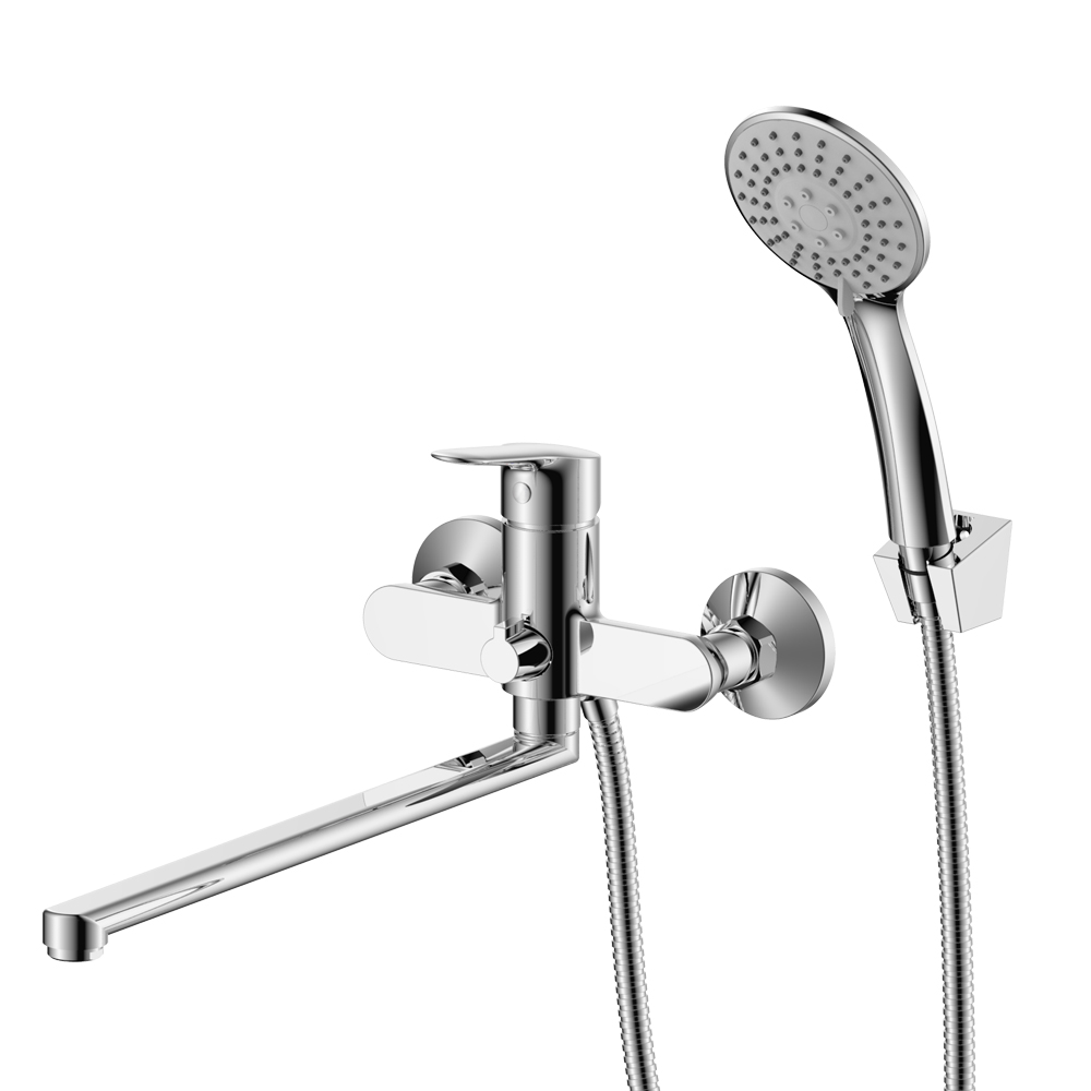 Смеситель для ванны с длинным изливом TIS, TIS21-320