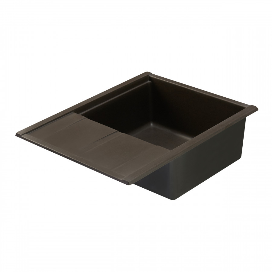 Мойка для кухни  Делия 65 650x516x218 мм, прямоуг. с крылом, кофе