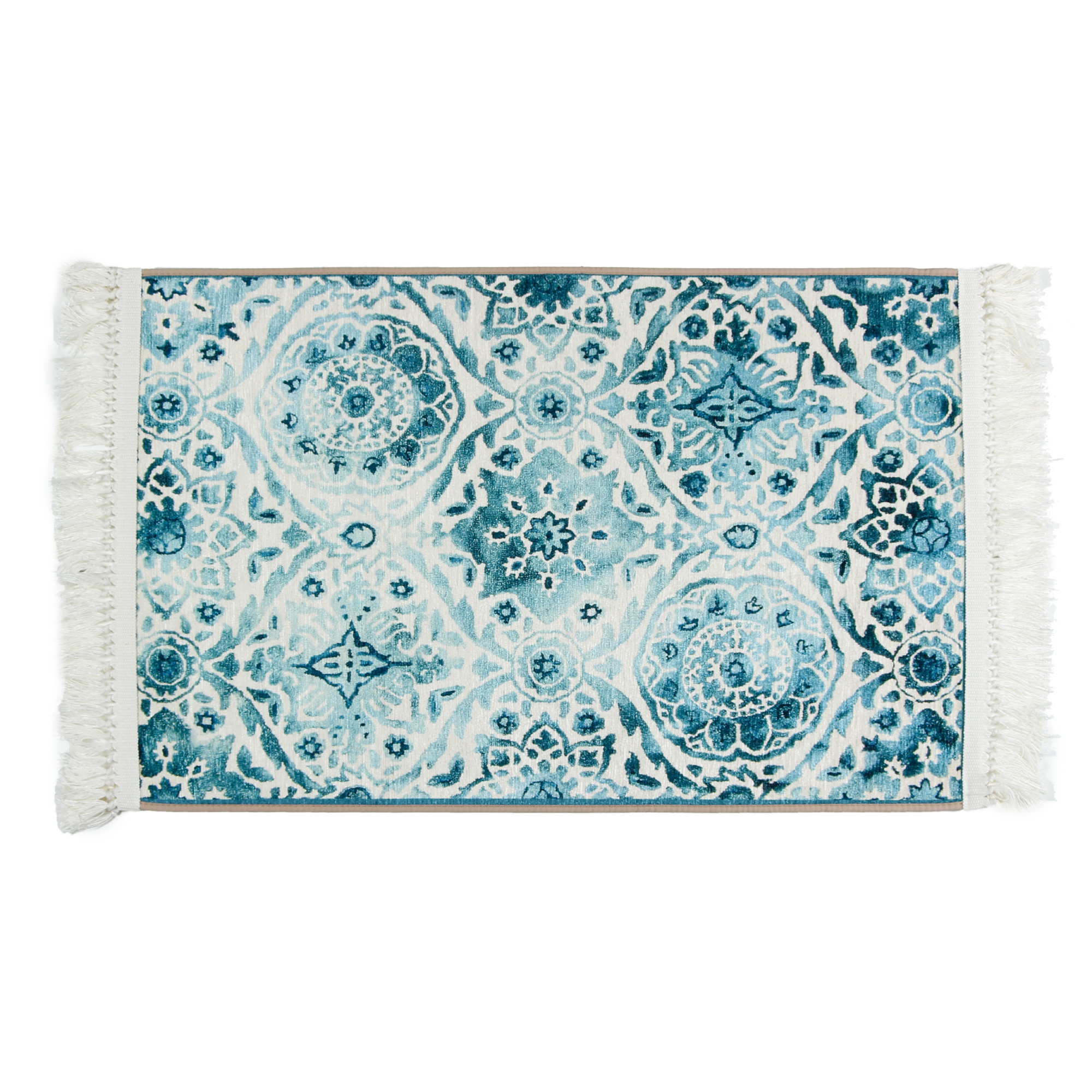 Коврик для ванной 1-ый Fixsen VINTAGE, FX-7000T, бирюзовый, 70х80 см