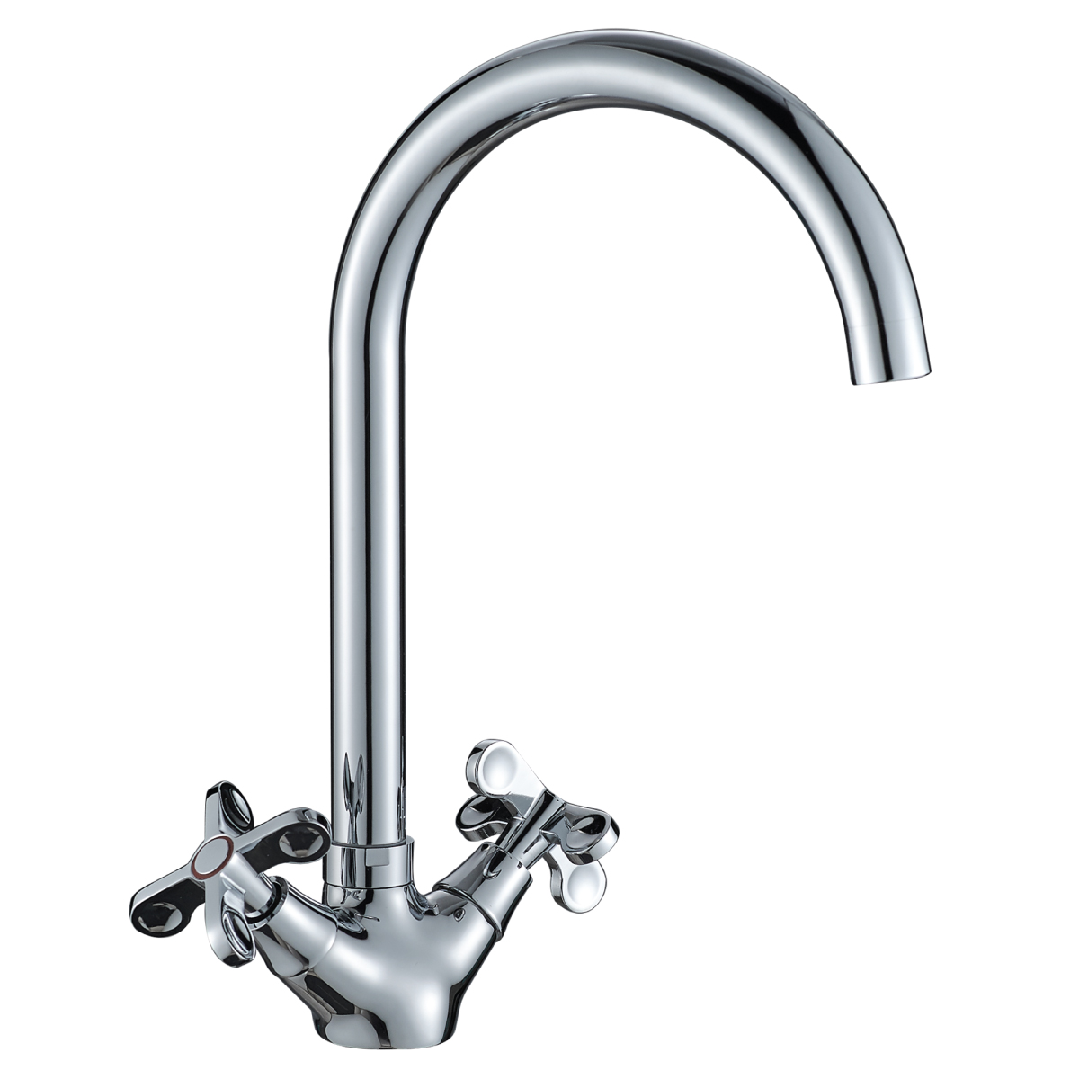 RS42 Смеситель для кухни, выс.пов.излив 178мм, р/ДВ, хром, ROS, RS42-72