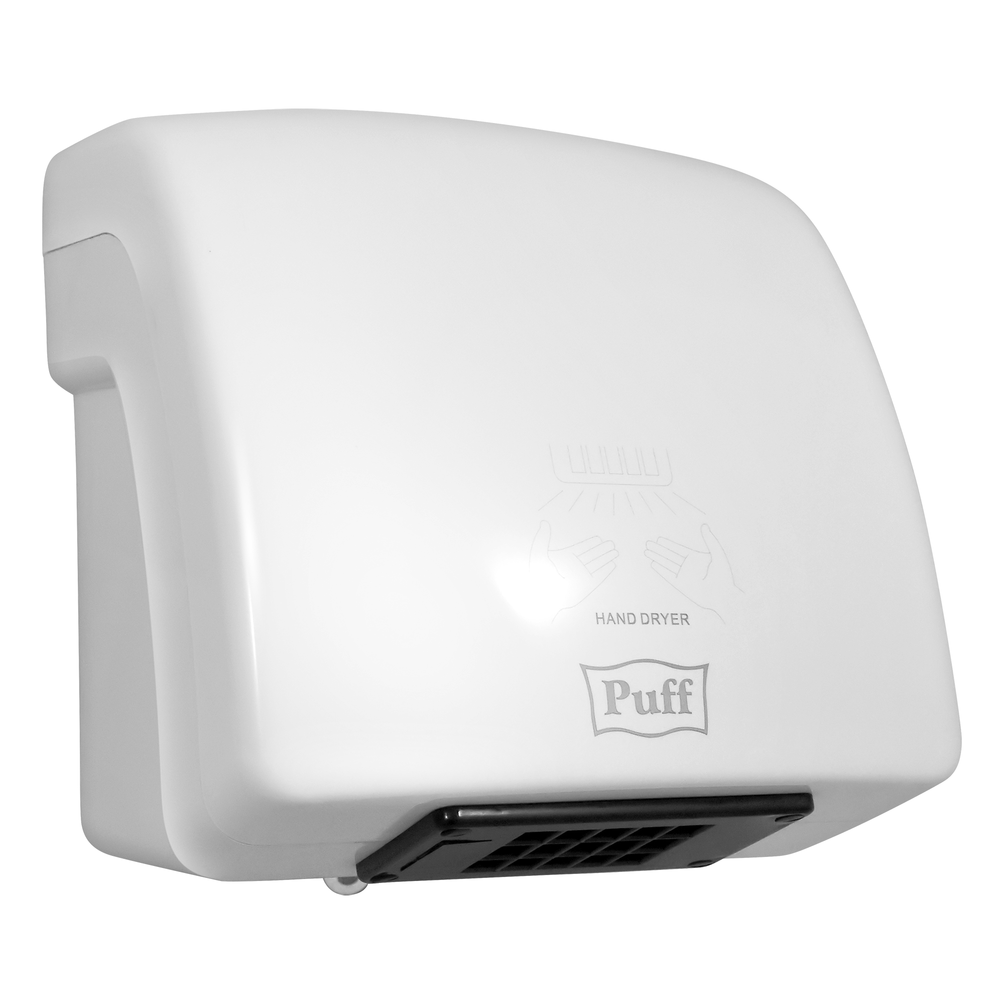 Электросушитель для рук PUFF-8830 малошумный, белый 1,5 кВт (1401.320)