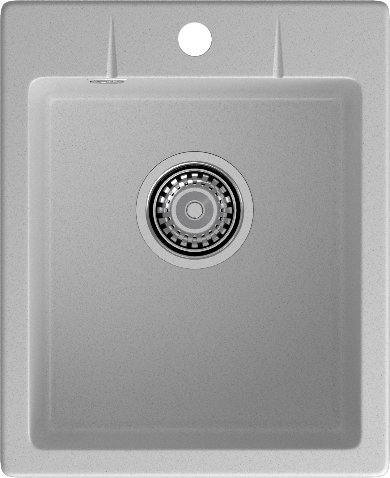 GRANFEST Мойка URBAN 240  1-чаша 400*490мм серый арт.GF-UR-