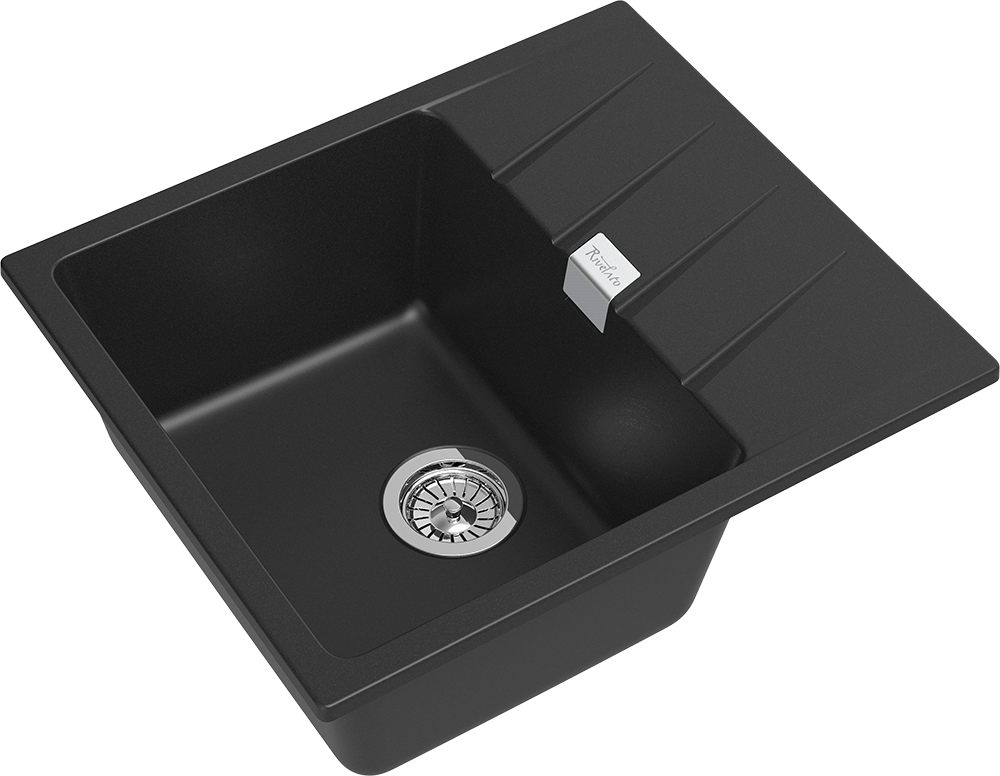 RIVELATO Мойка RAUM 58  1-чаша 580*500мм antracite арт.