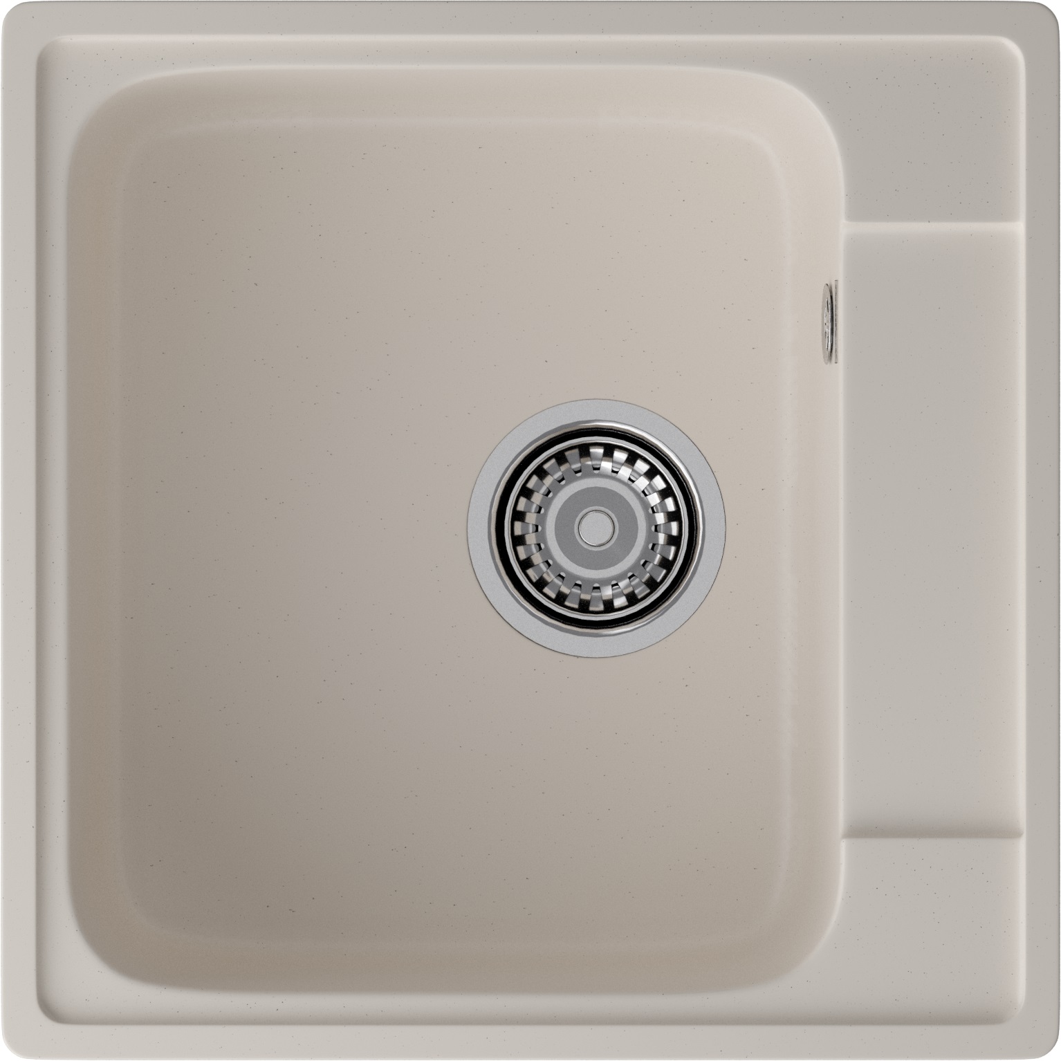 GranFest QUARZ (GF-Z48) Мойка для кухни 480*480мм (белый)