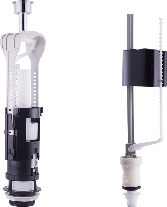 171014 Комплект клап.:спуск.URAL II, напол. UNI BOTTOM, ниж подв, пласт, 1/2, OLI 