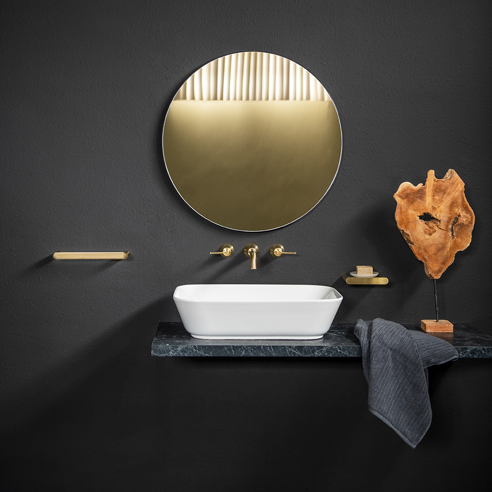 Встраиваемый смеситель для раковины ADAGIETTO 912001MLOC золото