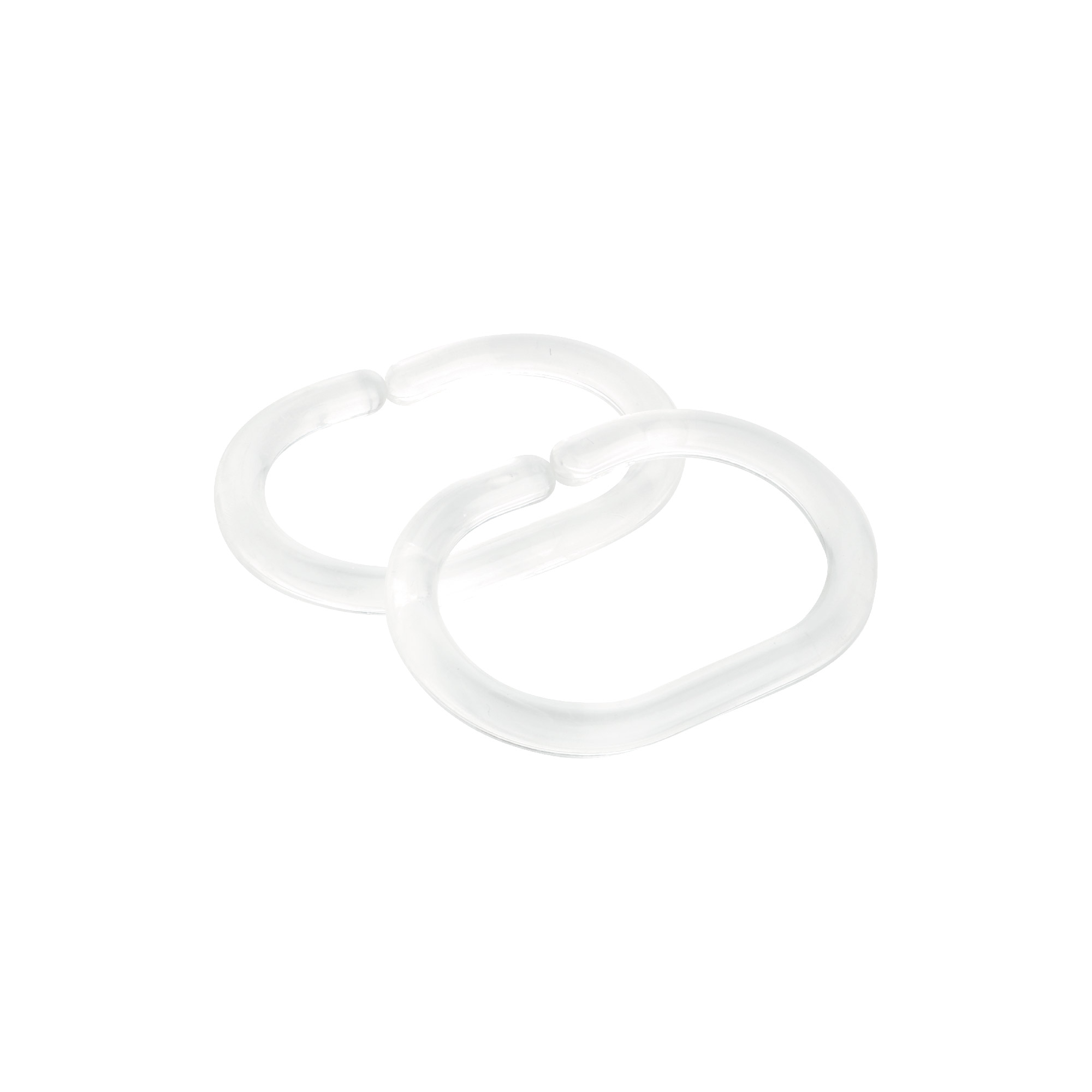 Кольца для шторки Fixsen, прозрачные, 12 шт, FX-1000C