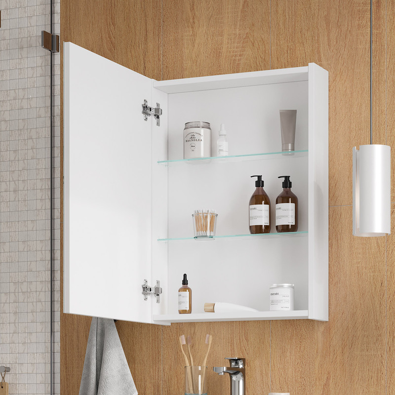 Пенал Bruno 45, подвесной, белый, VOLNA