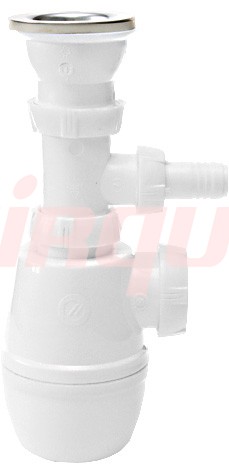 Сифон МИНОР с выпуском 1½ х 40 мм с отводом