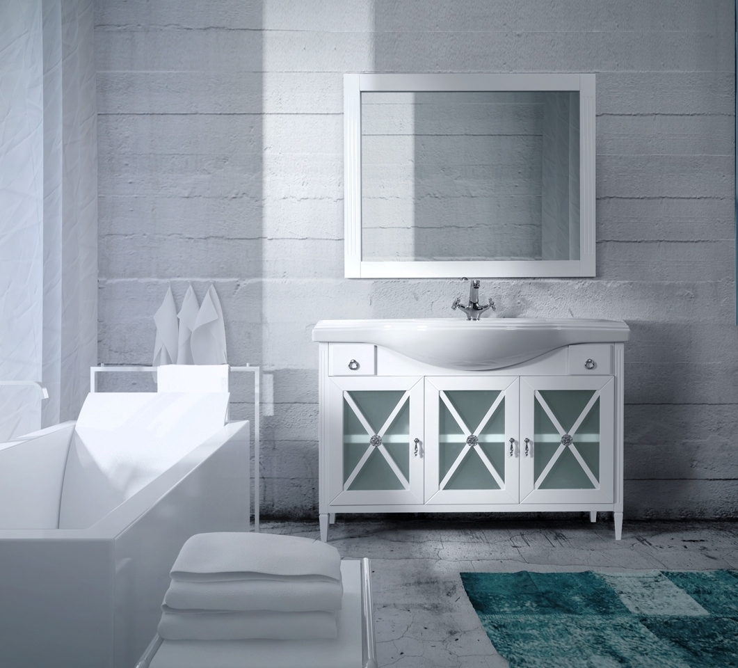 Раковина KIROVIT Классик 1200 мебельная белый (Вн Крв20) 4640021060957