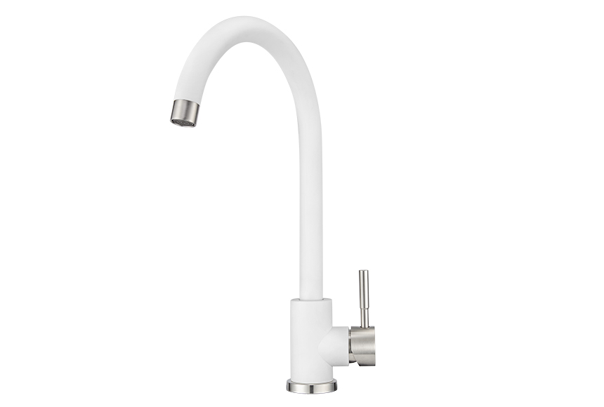 ST-4031, БЕЛЫЙ, СМЕСИТЕЛЬ КУХОННЫЙ, GRANULA STANDART