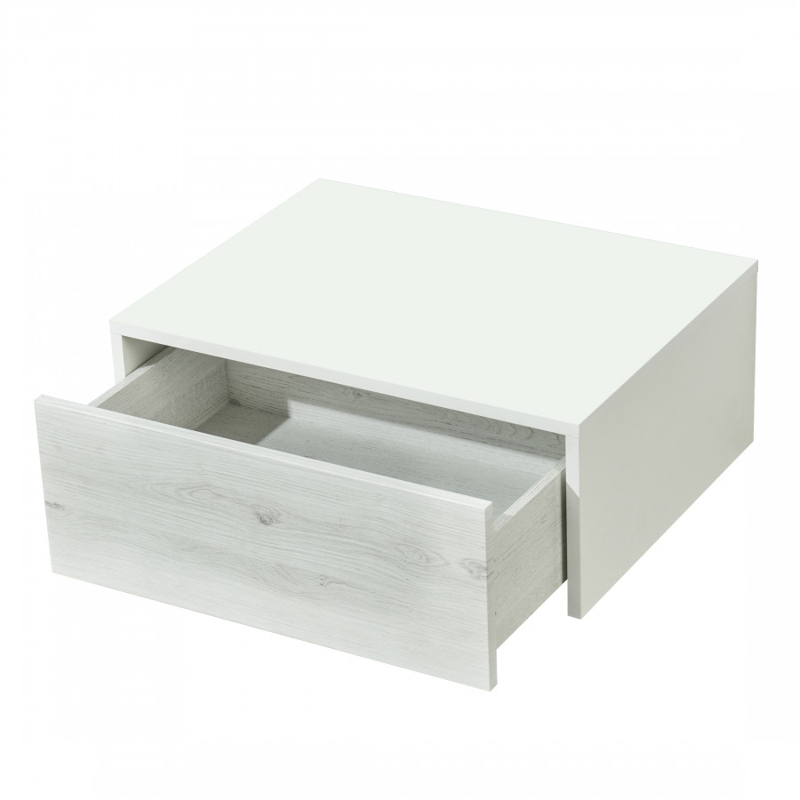 Комод САКУРА 60, ольха наварра, белый глянец