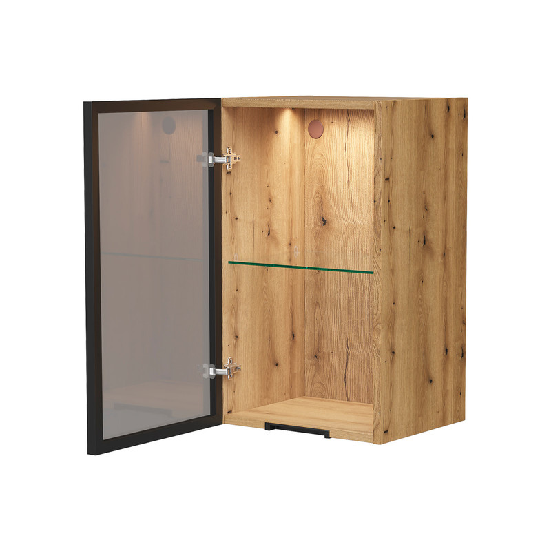 Мини-пенал EQUIL Strong 36, подвесной, универсальный, дуб эвок (mpSTRONG36.R/L-36)