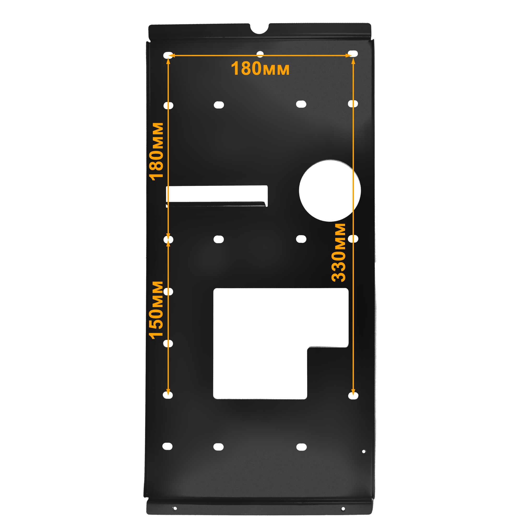 Электросушитель для рук PUFF-8870C New погружной, хром 1,8 кВт (1401.391)