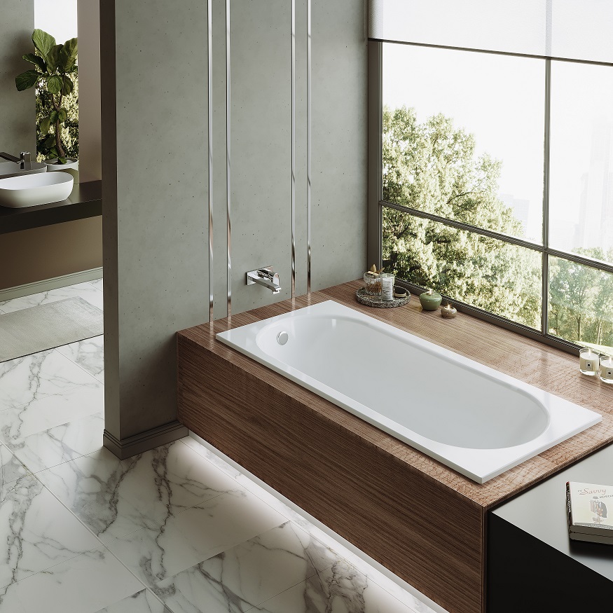 Ванна акриловая ERLIT MODERN 170*70 белая