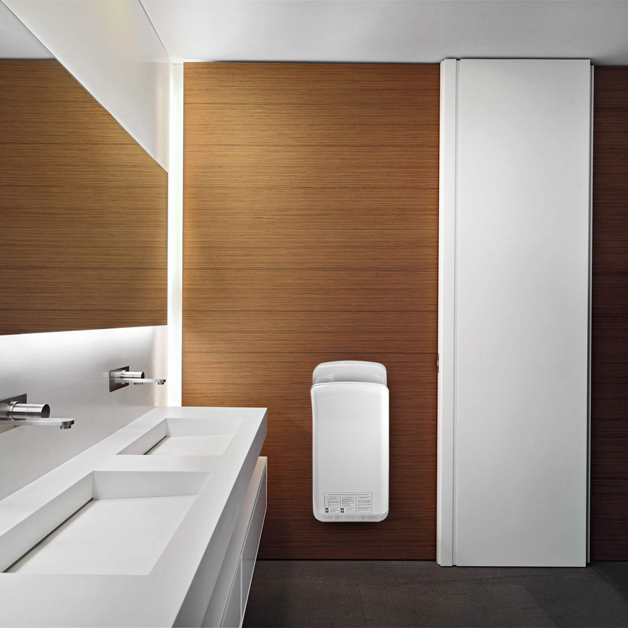 Электросушитель для рук PUFF-8878UV погружной, белый 2 кВт (1401.399)