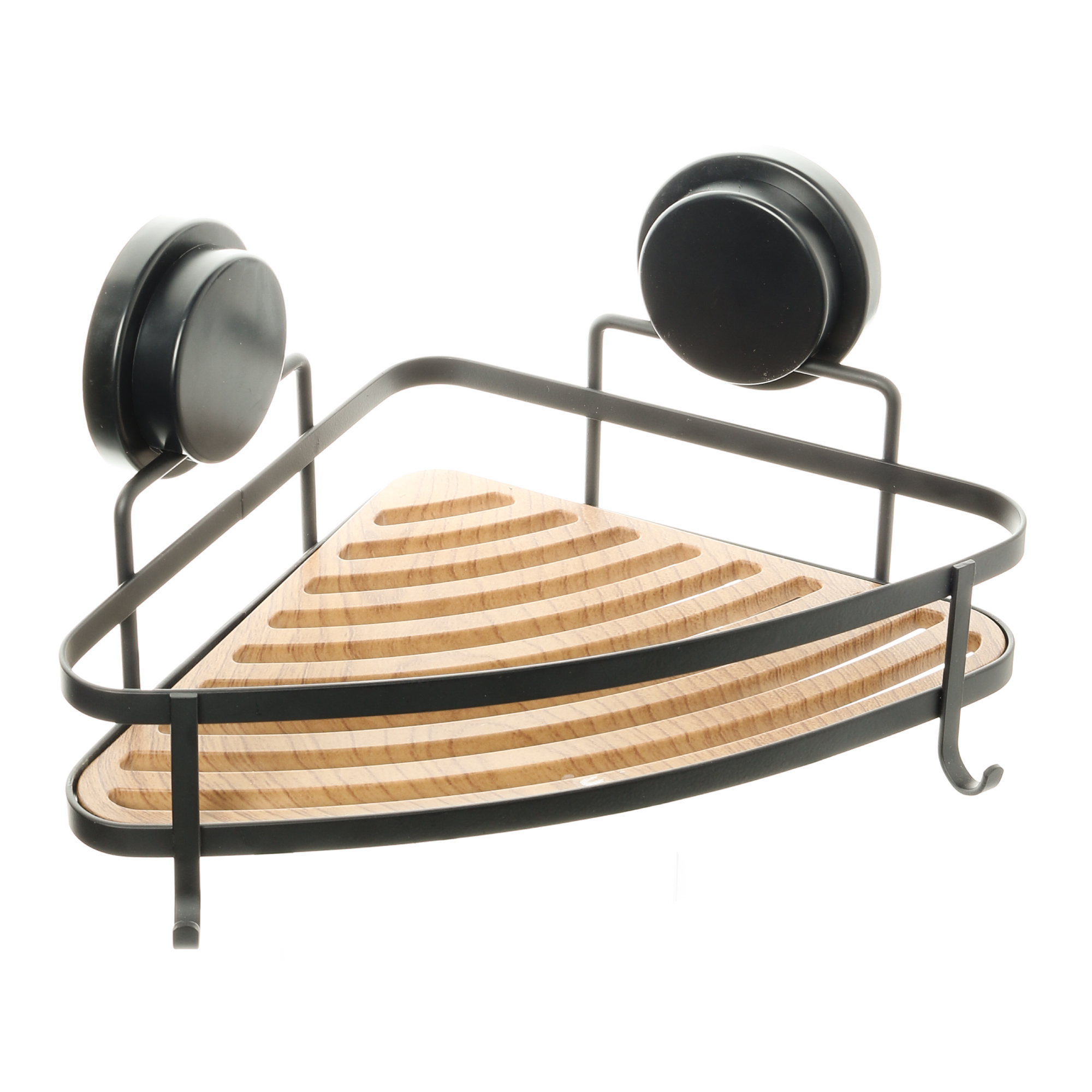 Полка угловая одноэтажная черная FIXSEN Magic FX-920B-1)