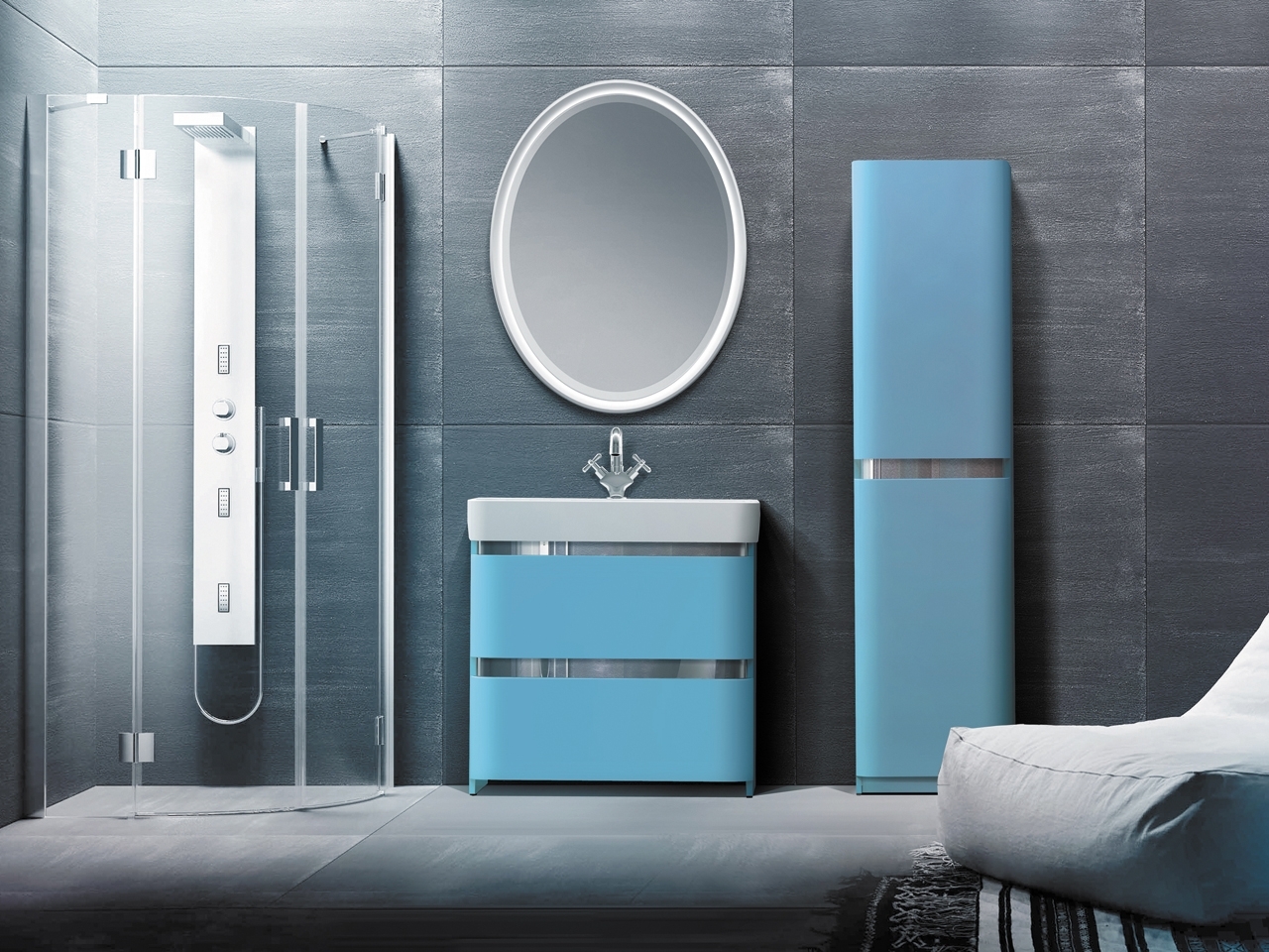 Раковина KIROVIT Олимпия 800 мебельная белый (Вн Крв18) 4640021061091