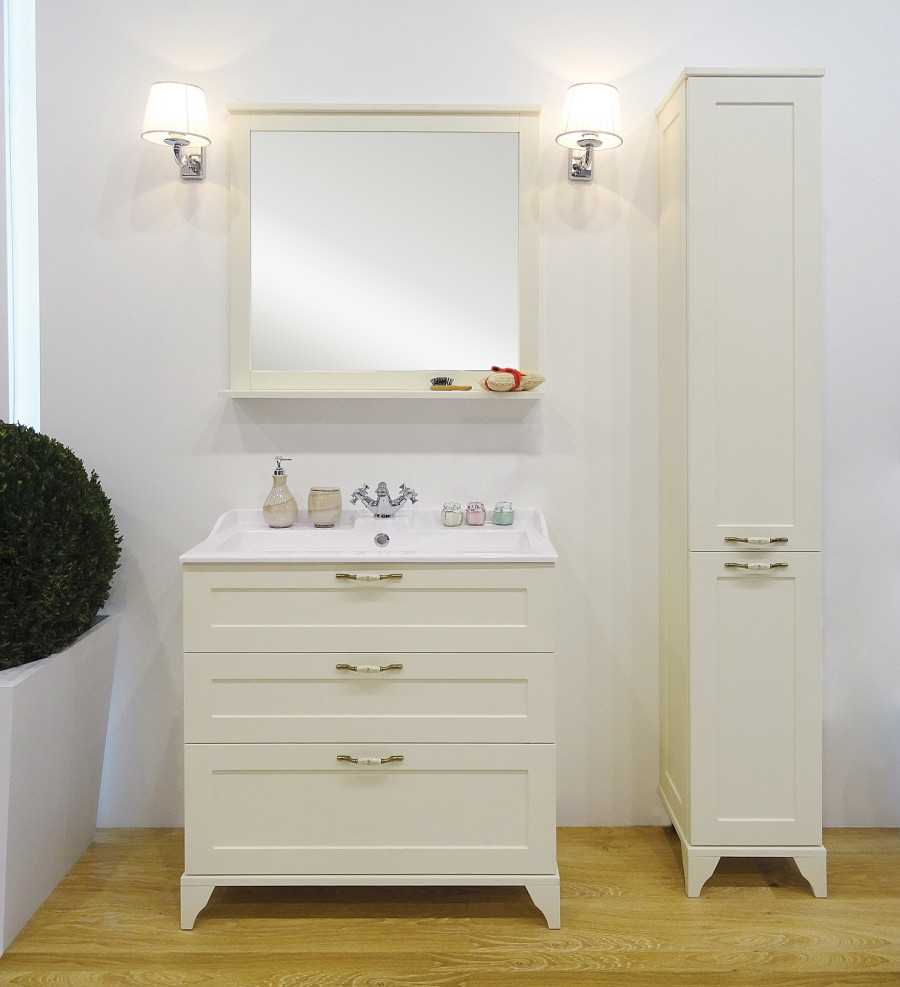 Тумба ЛЕОН 80 H, дуб беж. (под раковину ФАБИА 80, ПРЕМЬЕР М 80)