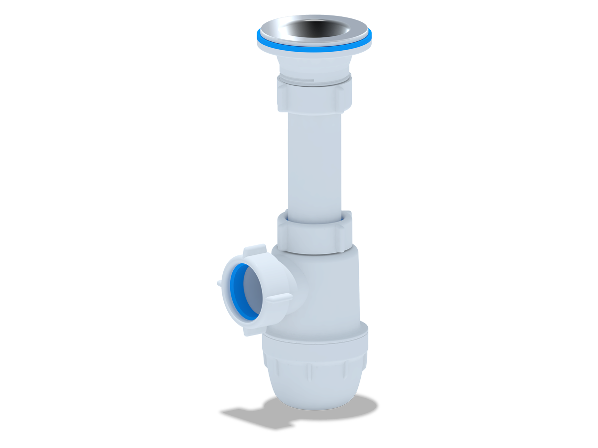 Cифон для раковины АНИ Пласт Юнг BM1000 1 1/4 дюйма 32