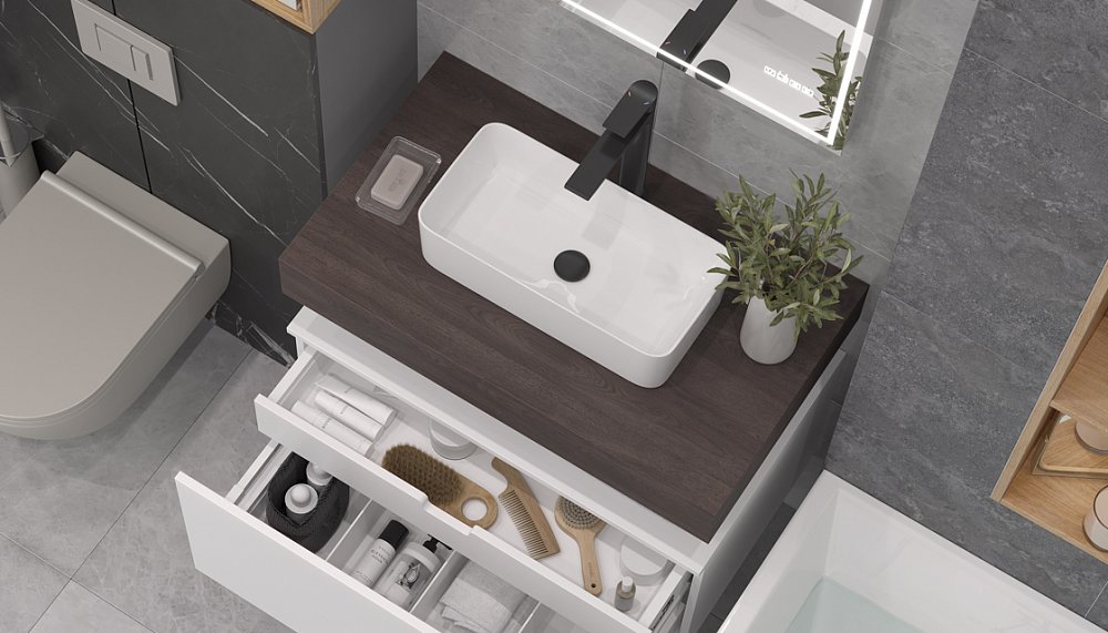 Столешница VELVEX Unit 80, дуб карпентер