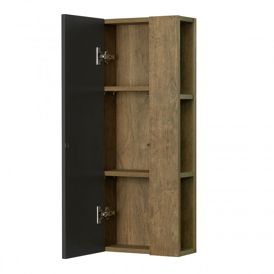 Шкаф ТЕРРА 35, подвесной, дуб кантри, антрацит