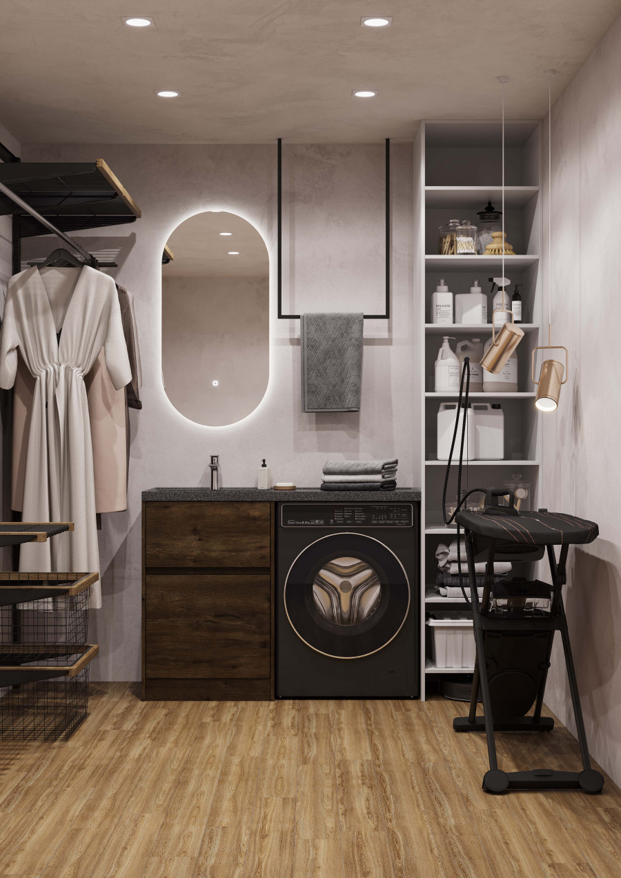 Раковина ЛОНДРИ 120, левая, графит