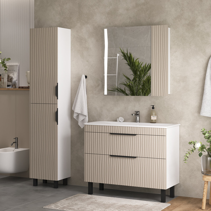 Пенал Лотти/Lotty 40, напольный, латте, VOLNA