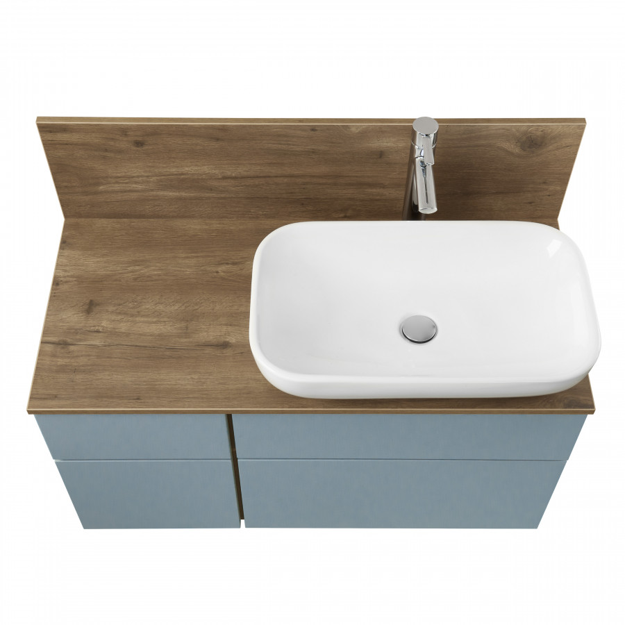 Тумба МИШЕЛЬ 100, дуб рустикальный, фьорд (под раковину ОДРИ 42, MILA 350. ЛОЛА 60)