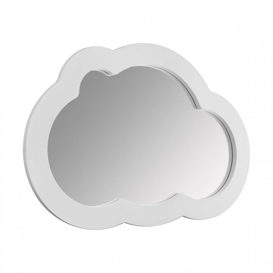 Зеркало КАСПЕР ОБЛАКО, навесное, белый матовый