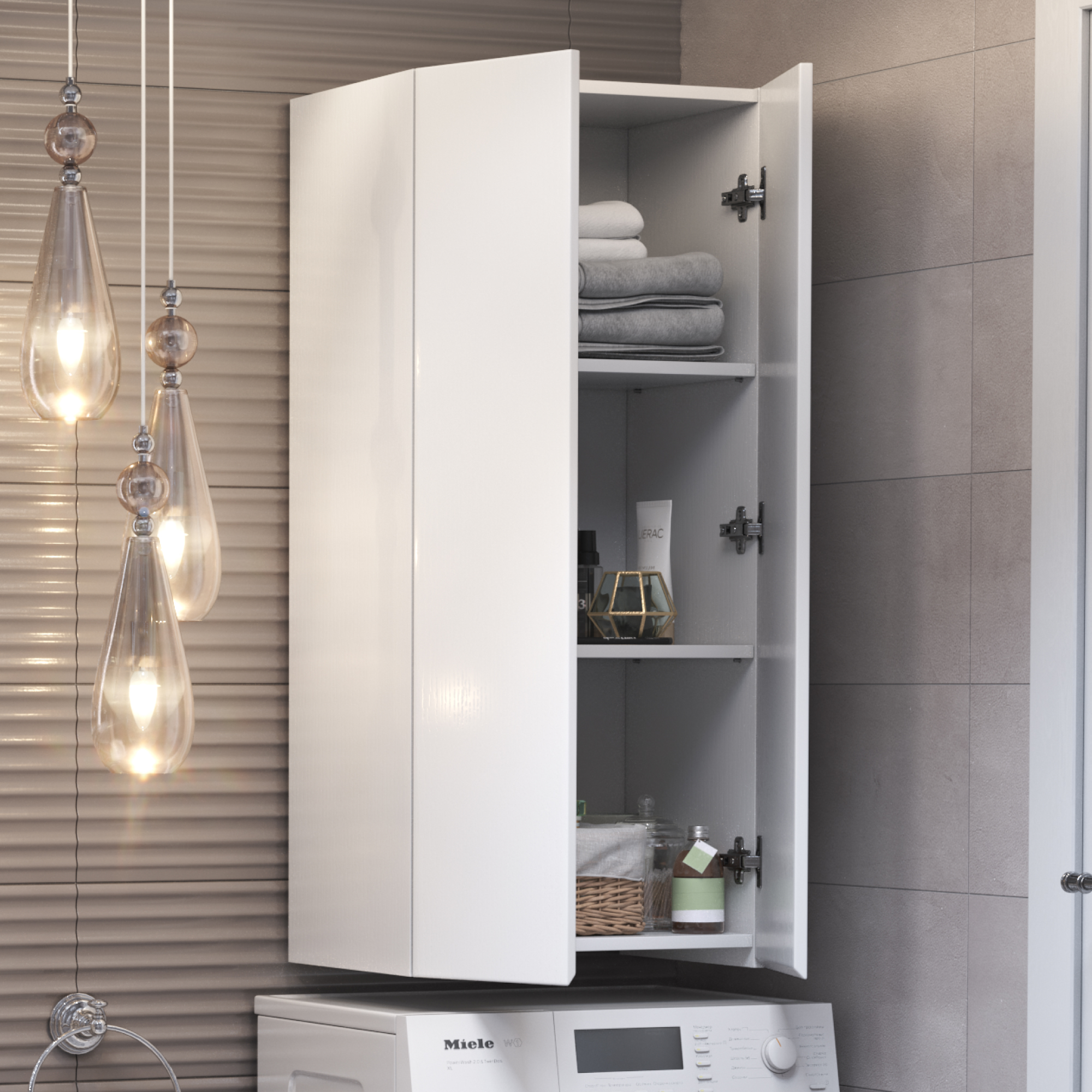 Шкаф VIGO Wing 50 подвесной белый (sh.WIN.50.2D белый)