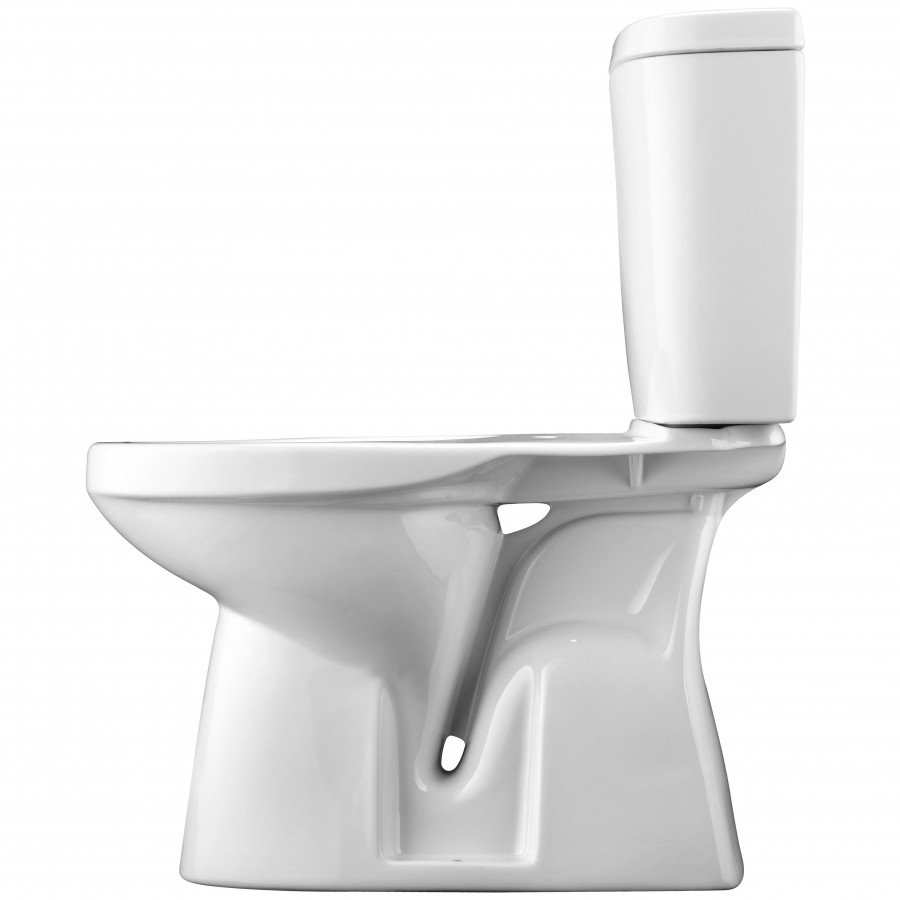 АНИМО Унитаз-компакт, в пол, 2-х режимная арматура, сиденье дюропласт. Soft-close. САНТЕК