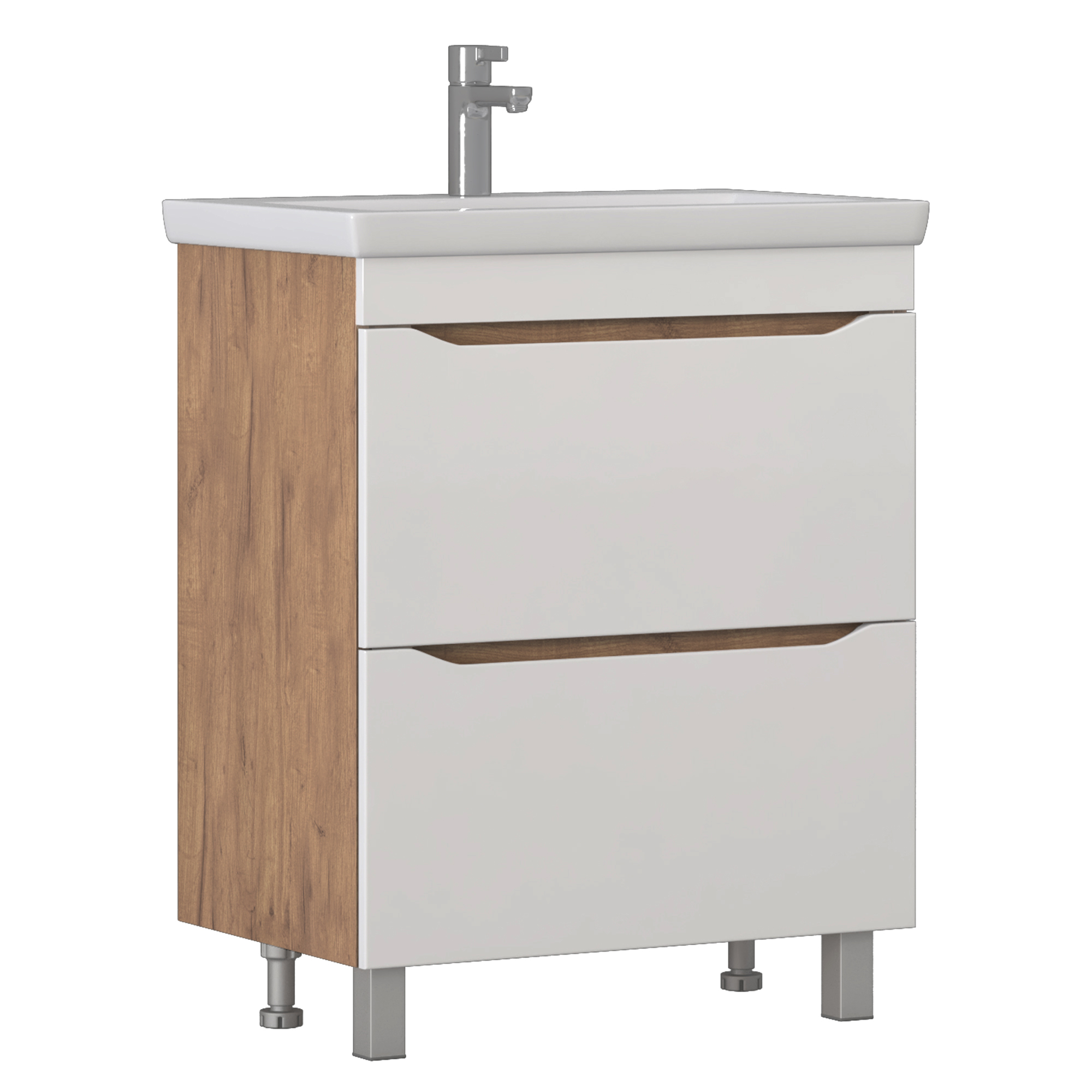 Тумба под раковину VIGO Grani 70 напольная дуб золотой (202 дуб золотой)