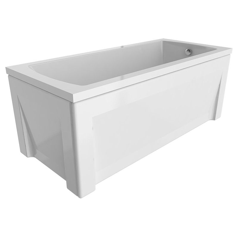 Экран для ванны фронтальный ALEX BAITLER PF1763H 1700х580 мм белый