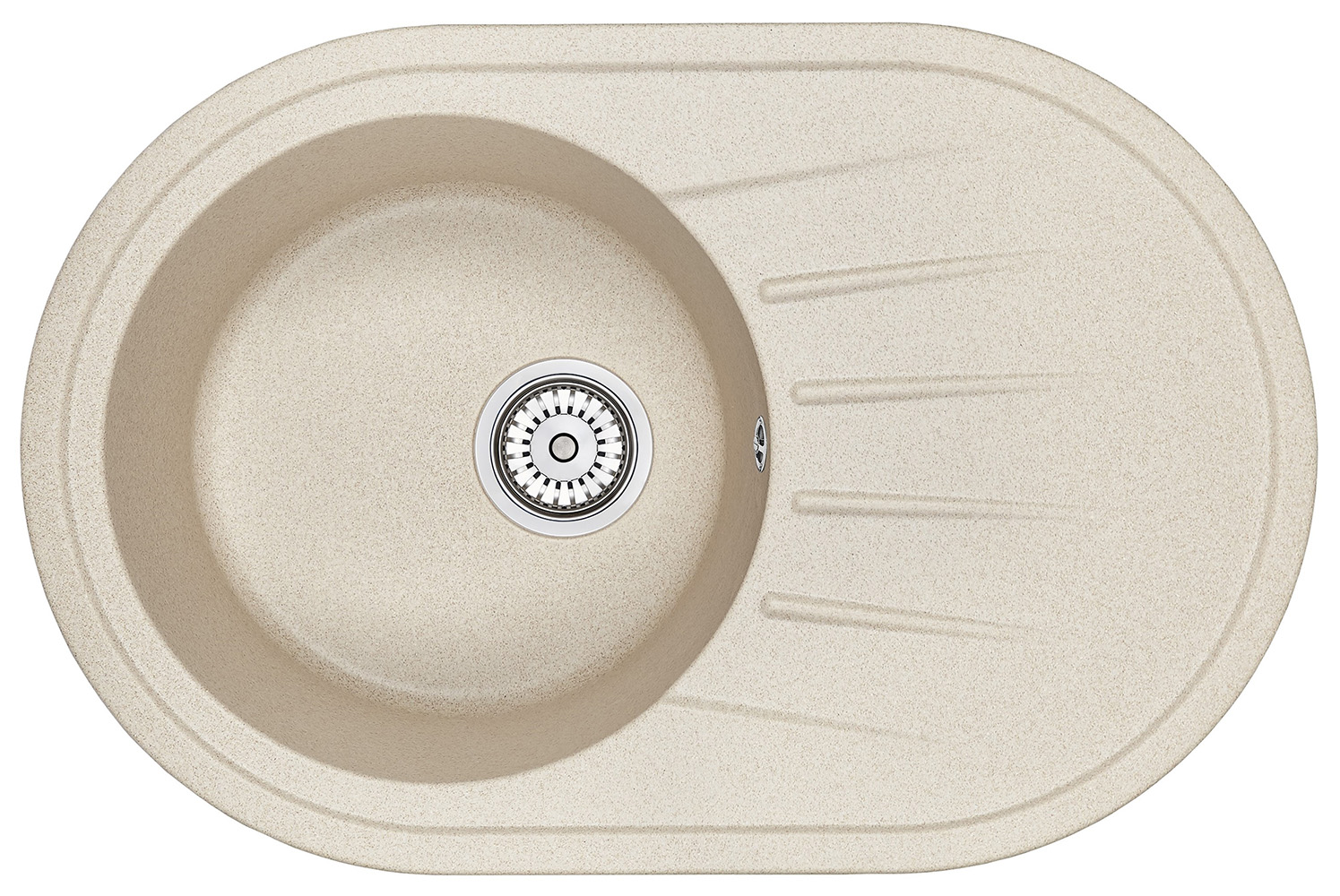 Кухонная мойка GRANULA (7601, БЕЖЕВЫЙ)