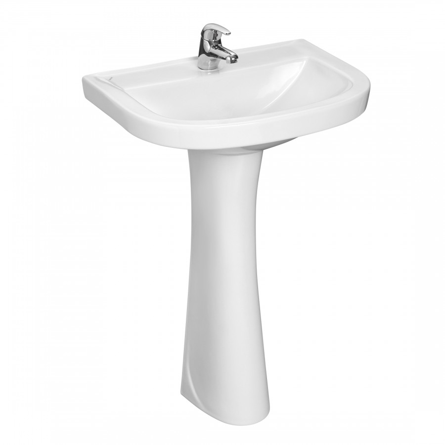 Умывальник "Pro" 56,5 см. с отв., белый. SANTERI