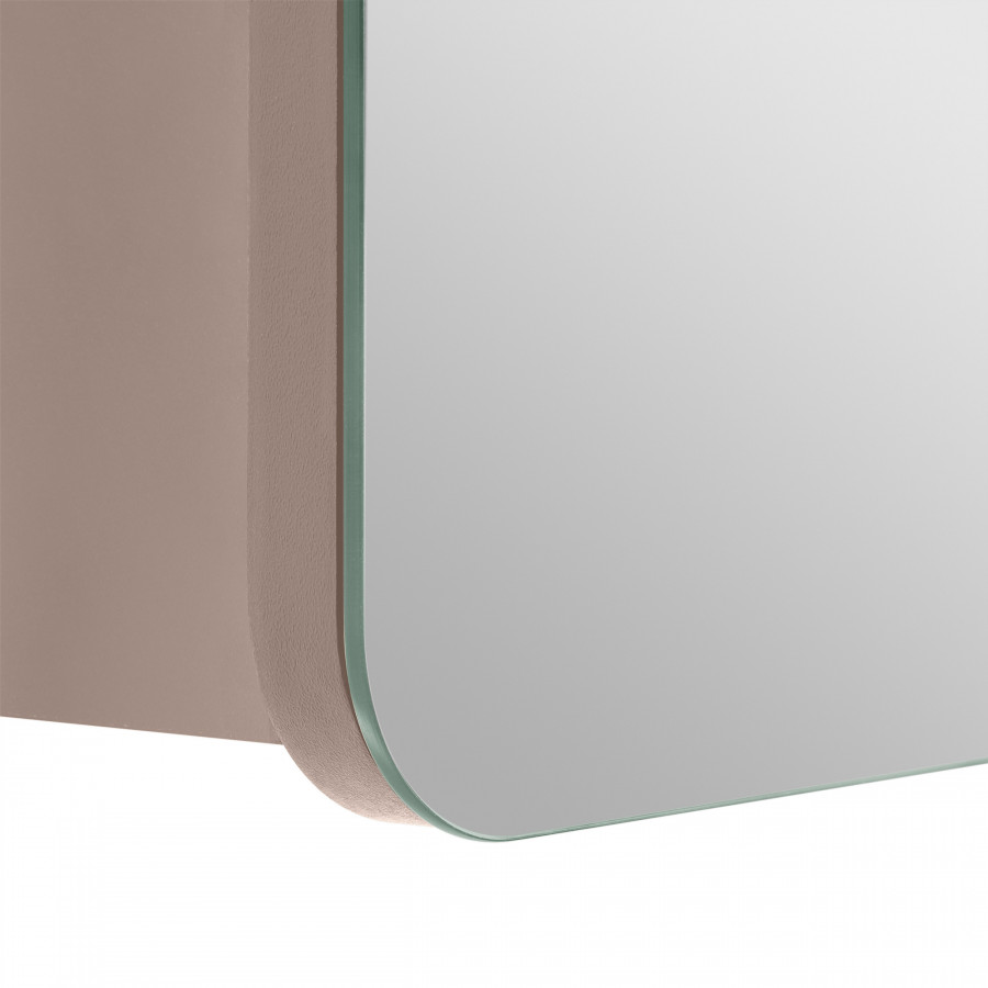 Зеркальный шкаф АР-ДЕКО 85, кашемир