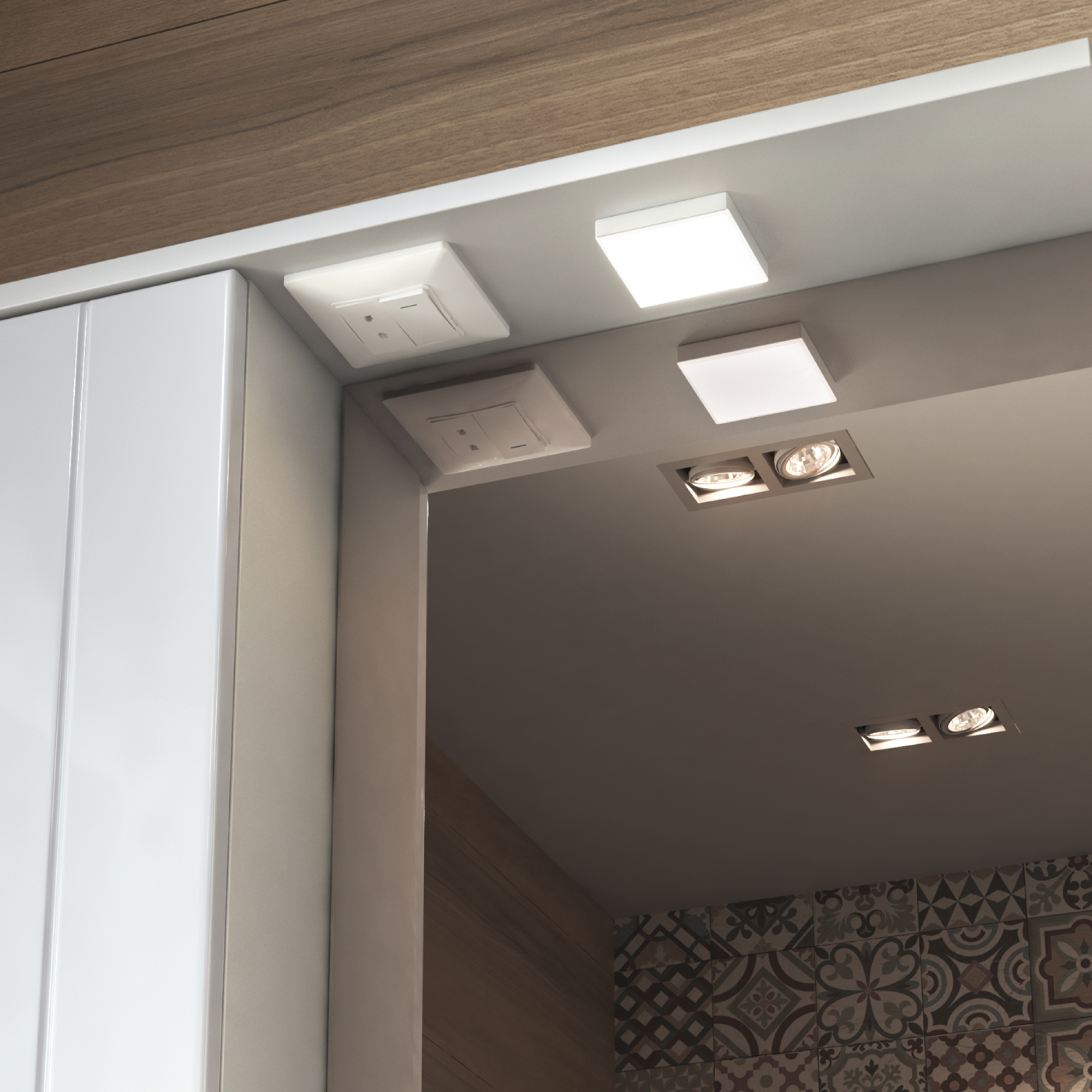 Зеркало со шкафом VIGO Diana 50 подвесное белый (z.DIA.50.L.El)