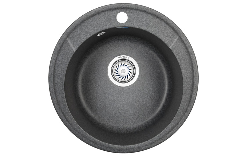 Кухонная мойка GRANULA (4802, ГРАФИТ)