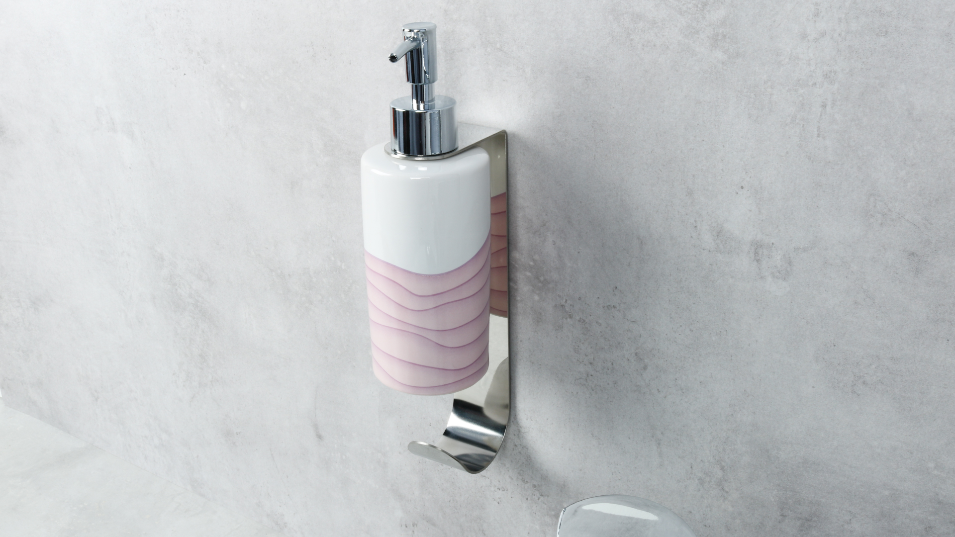 Держатель для дозатора с крючком, хром (FIXSEN Practica (FX-800B)