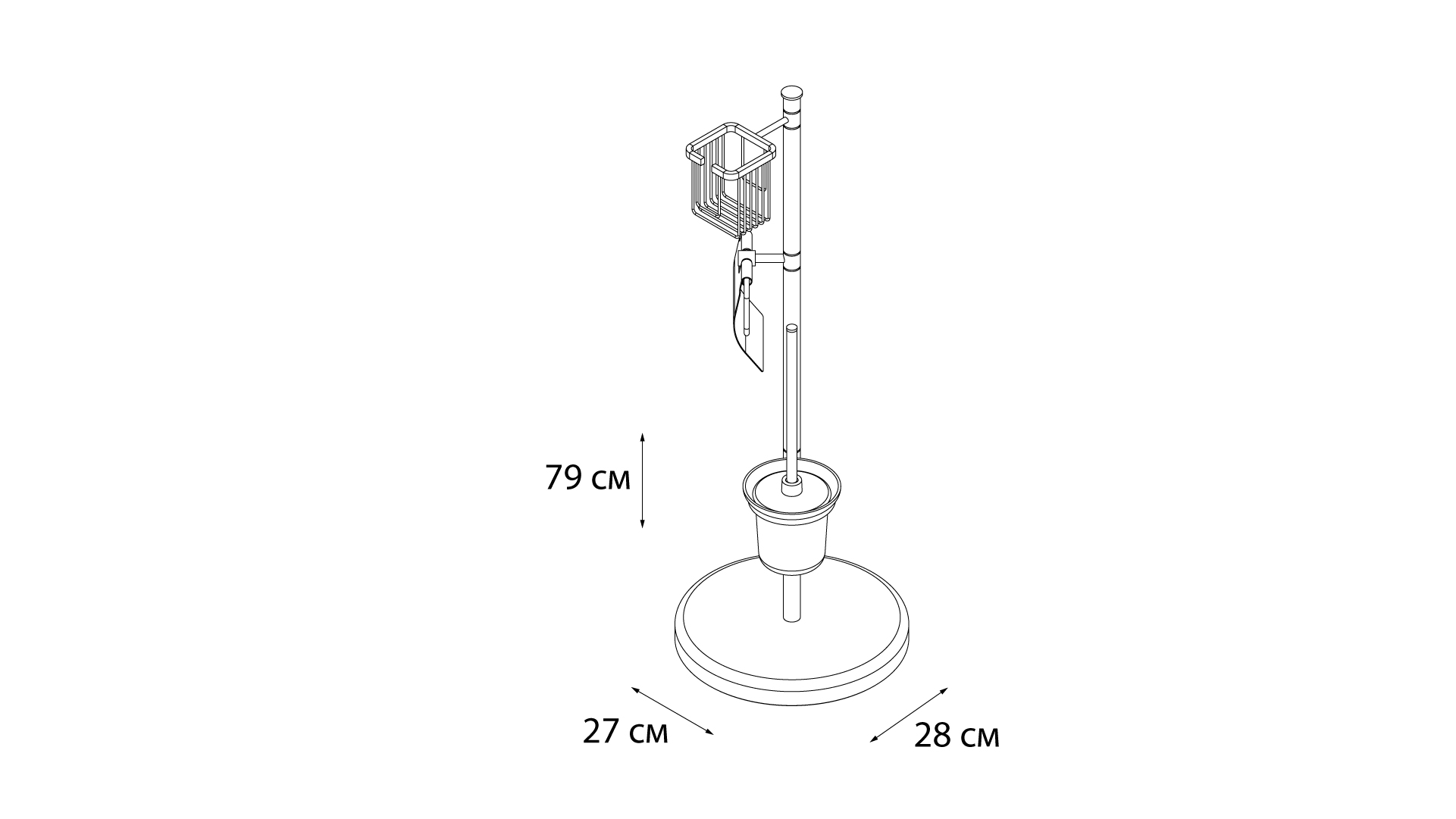 Стойка напольная FIXSEN (FX-433)