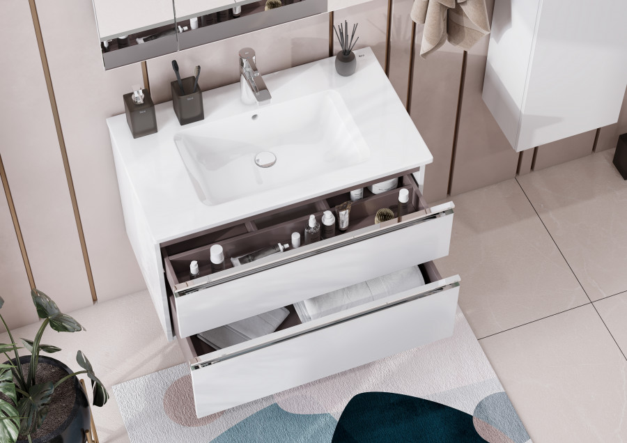 GAP Мебельная раковина 80, белая, ROCA