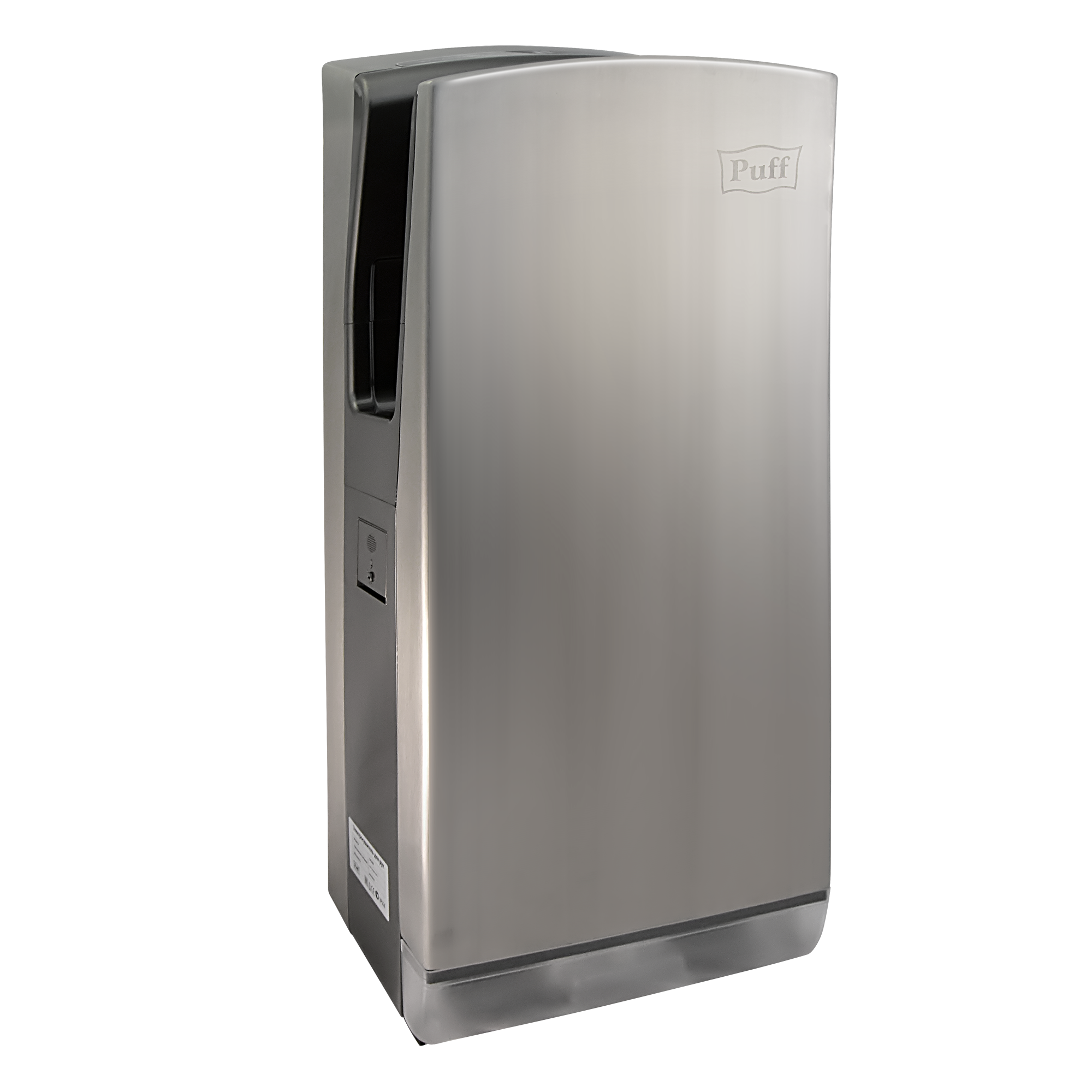 Электросушитель для рук PUFF-8899 погружной, антивандальный, хром 1,65 кВт,  (1401.380)