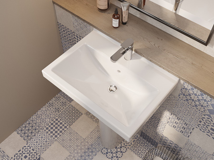 Пьедестал "Визит", "Прайм" белый SANTERI